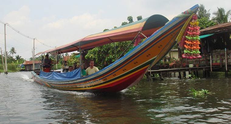 Rejs po kanałach Thonburi